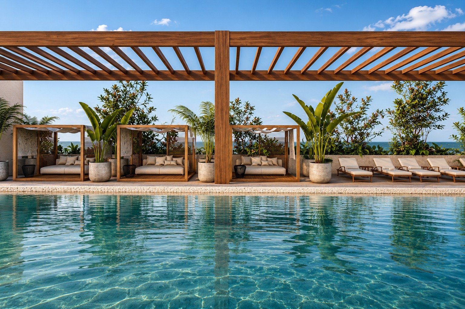 Piscina infinita