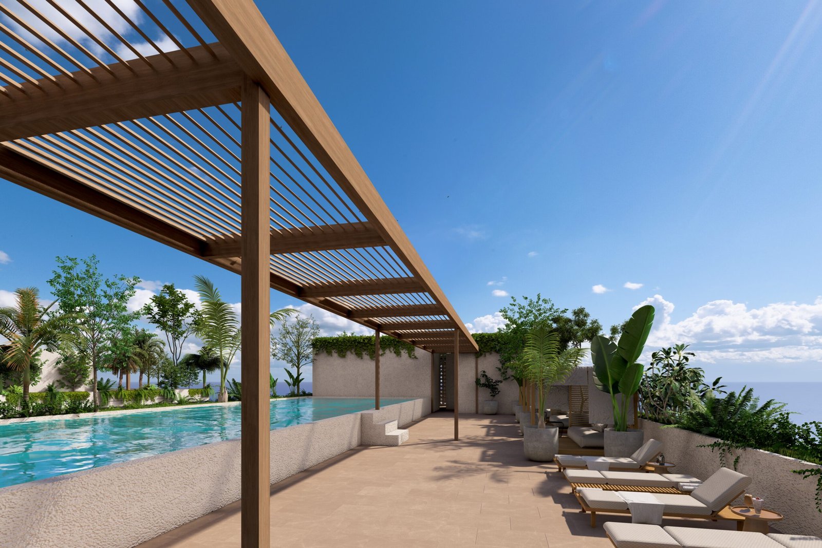 Piscina infinita
