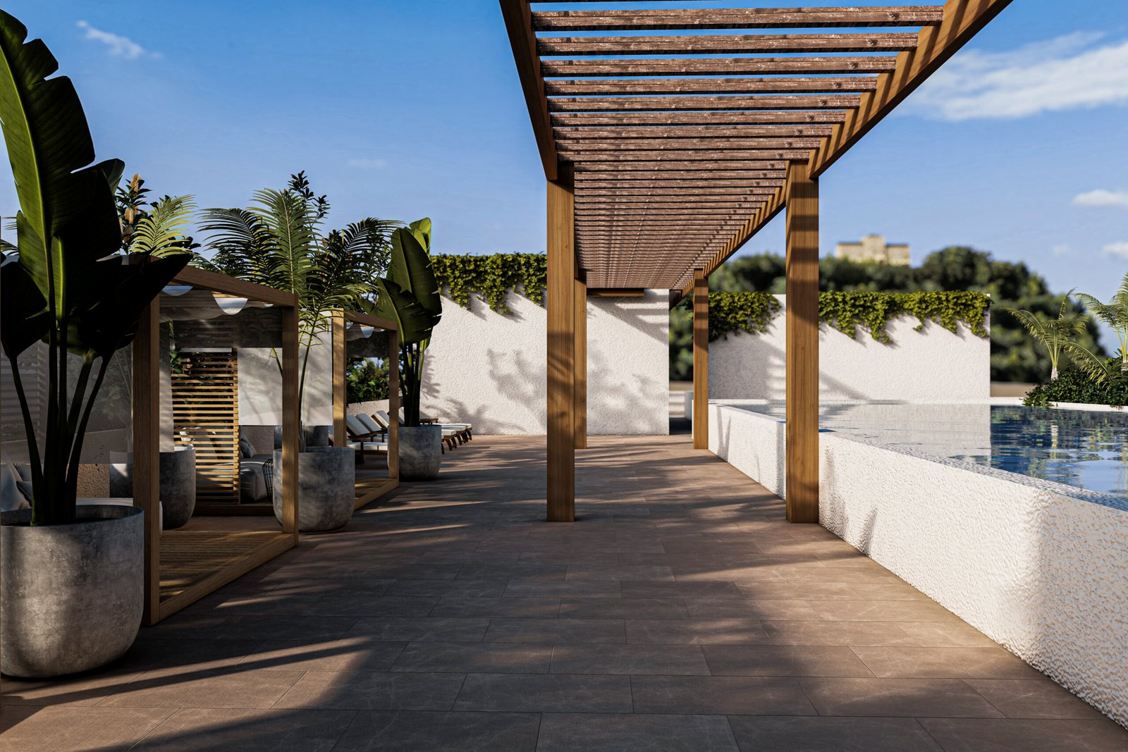 Piscina infinita