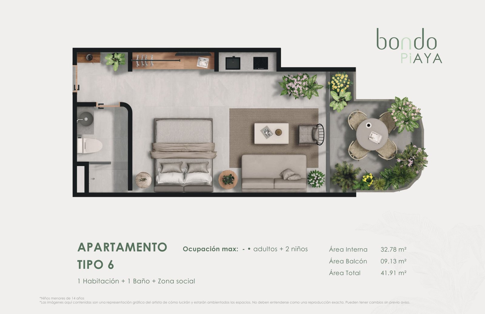 Plano Apartamento Tipo 6