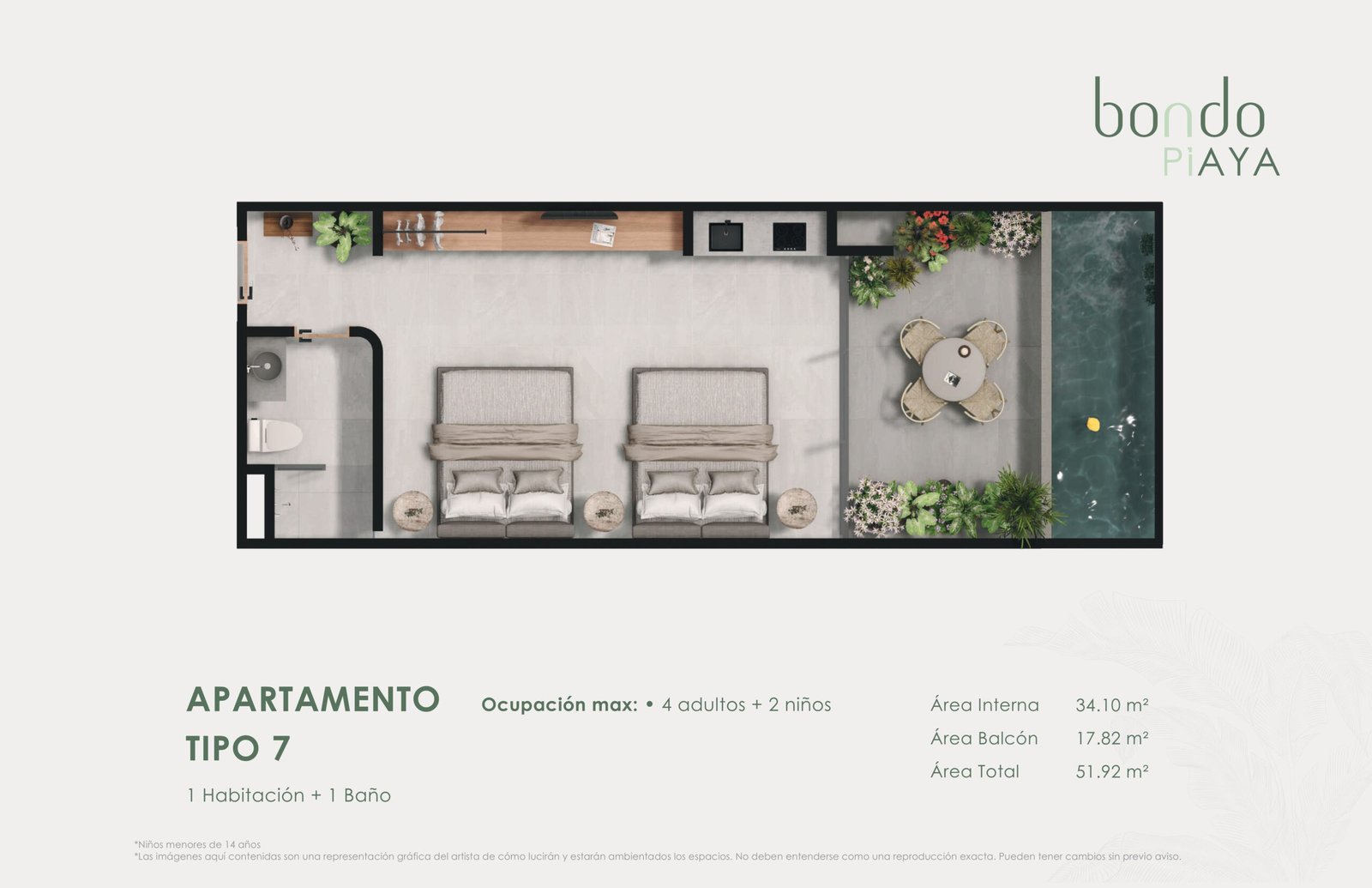 Plano Apartamento Tipo 7