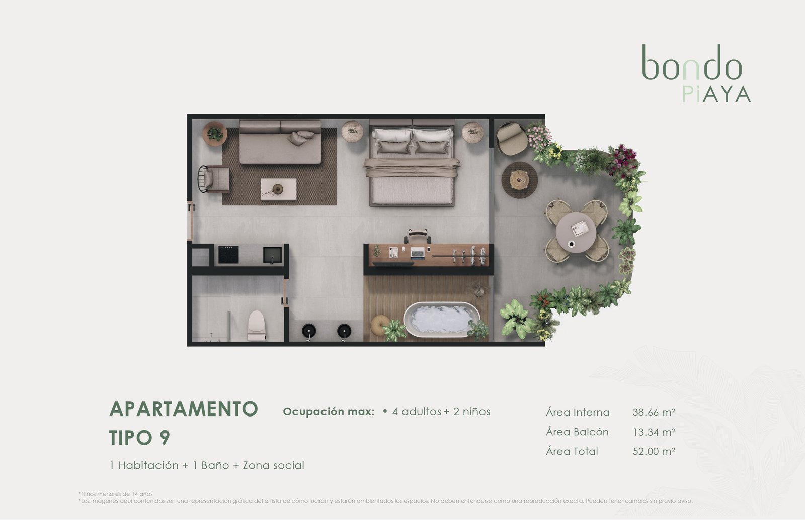 Plano Apartamento Tipo 9